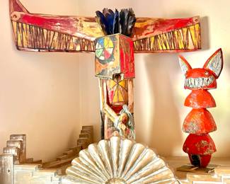 Sheldon Harvey , Navajo, Wood Sculptures