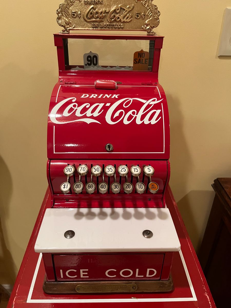 Vintage Coca Cola Cash Register restored