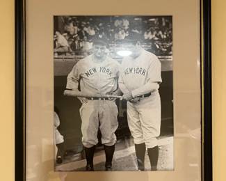 Mickey Mantle & Lou Gehrig