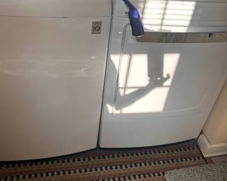 LG washer and dryer, will sell separately or discount for both.