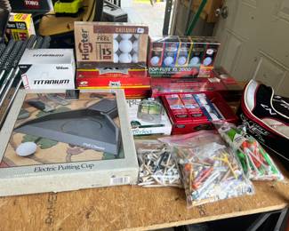 Golf Balls new in box and dozens bagged up