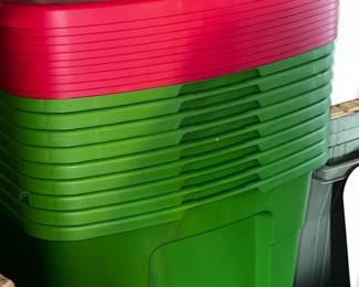 Great selection of storage tubs- there are MANY more.