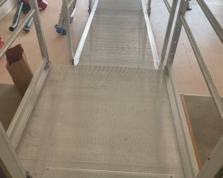 ⭐️ THESE ITEMS FOR PRESALE ONLY ⭐️ 
Really great Acorn stair lift and residential aluminum ramp  

Aluminum ramp Is a 4x4 ramp at door plus 11 feet of ramp and 18" transition molding 

Buy them both and save! 

Ramp is $2100 
14 stair Lift $1800

We take card payment 😊