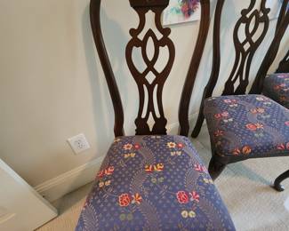 Dining Chairs (6 available and 2 arm chairs also)