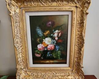 Floral Oil on Canvas