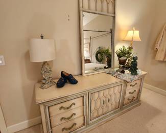 Vintage Dresser and Mirror