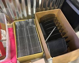 CD cases and office organizers