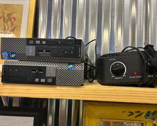 Projector and Dell OptiPix units