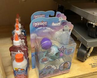 Brand new school supplies and toys