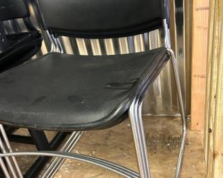 Stackable chairs - set of 8