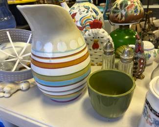 Pitchers, vases, and dishes!
