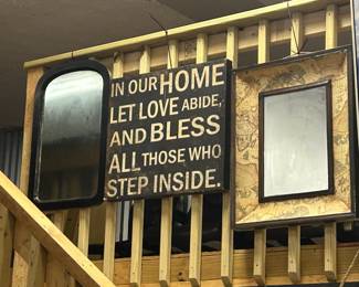 More mirrors and signs