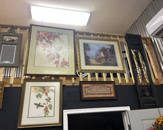 Artwork of different sizes and themes