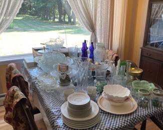 Antique dining room table