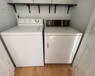 Washer and Dryer.