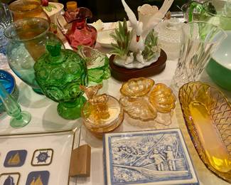 Vintage Glass - lots of great colors!