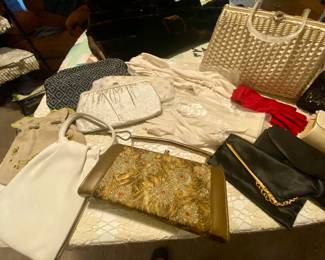 Vintage purses and gloves