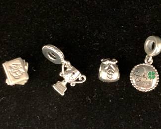 SH974VPandora Charms, Lucky Charm Money Bag