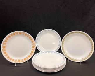 CT441Vintage Corelle Dinner Plates