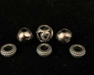 SH988VPandora Charms, Honor, Clips Spacers