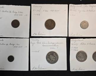 DE255Coins of Denmark, Norway Switzerland