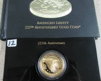 2017-W - 1 oz. .9999 Fine Gold Coin w/Box & Book