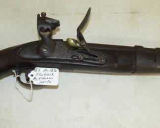 US M-1816 Flintlock Pistol by Simeon North