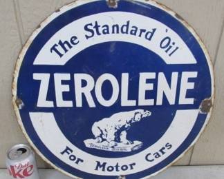 18" Porcelain Sign