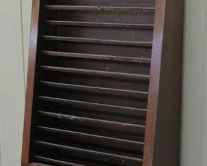 Open View of Map Cabinet