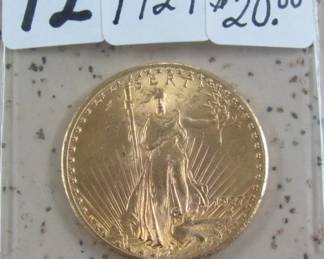 1927 Gold $20.00 Coin