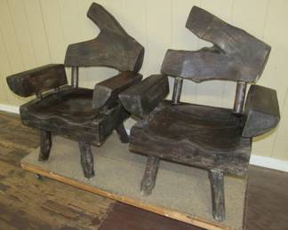 Log Chairs
