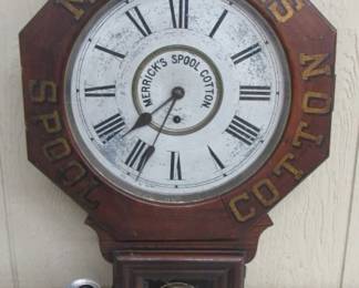 Merricks Spool Cotton Wall Clock