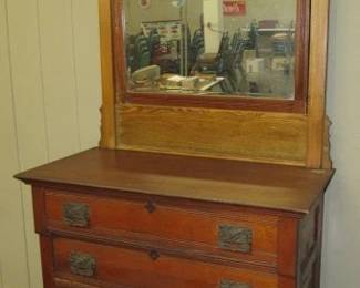 Antique Dresser w/Mirror