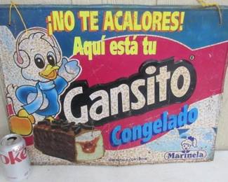 Metal Gansito Sign