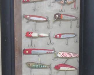Folk Art Wood Fishing Lures