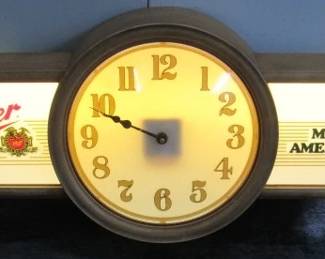 1985 Miller Beer Lighted Clock - Works