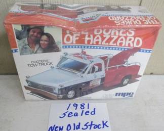 NOS 1981 Sealed The Dukes of Hazard Cooter's Tow Truck Model
