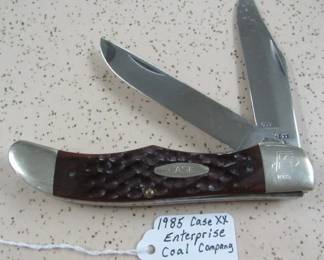 1985 Case XX Folding Hunter - Marked Enterprise Coal Company - Kentucky