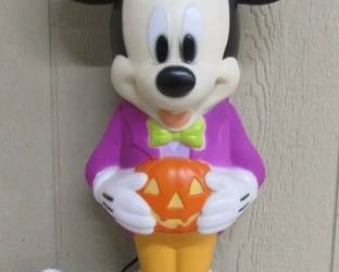 Halloween Mickey Mouse Blow Mold - Lights Up - Discontinued 