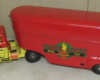 1950's Wyandotte Toys Cargo Lines Truck & Trailer