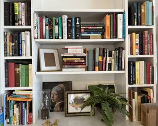 books and home decor