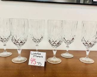 waterford marquis glass cups