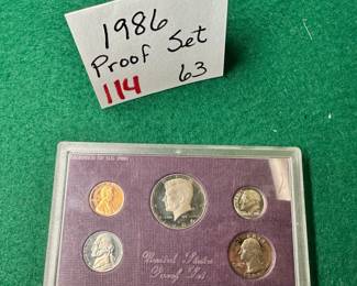 Proof Set Coins