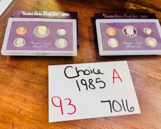 Proof Set Coins