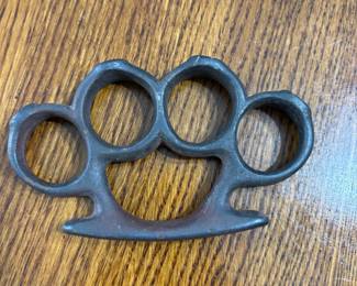 Knuckle Dusters dating to possibly the Civil War era.