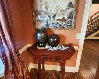 William K Turner signed Raku Studio vases 