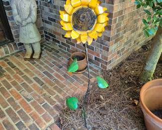 Sunflower Yard Art