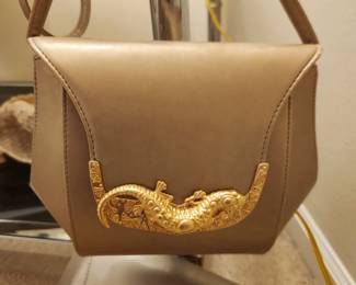 Amazing Lizard Embellished Handbags 