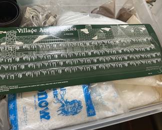 Christmas village accessories 