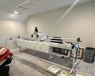 Avantè long-arm quilting machine. More photos coming!!
•On pre-sale starting at 5:00pm on Tuesday/September 2. 
•To purchase:
Call 615-854-8535 no earlier than 5:00pm on September 2nd. 
•Payment in full over phone is required to purchase either by Venmo or Zelle. PayPal, credit and debit cards are also accepted with a 4% fee.
•First come, first served
•No holds
•Want to see in advance? Appointments available on Thursday/August 28 starting at 1:00PM.  TEXT 615-854-8535 to set appointment time.
•Buyer is responsible for disassembling and transporting out of the house. Staff will not be able to assist. 